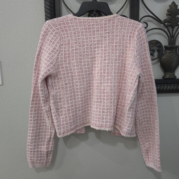 NWT Fashion Nova Barbie Pink Tweed Blazer - Picture 7 of 7